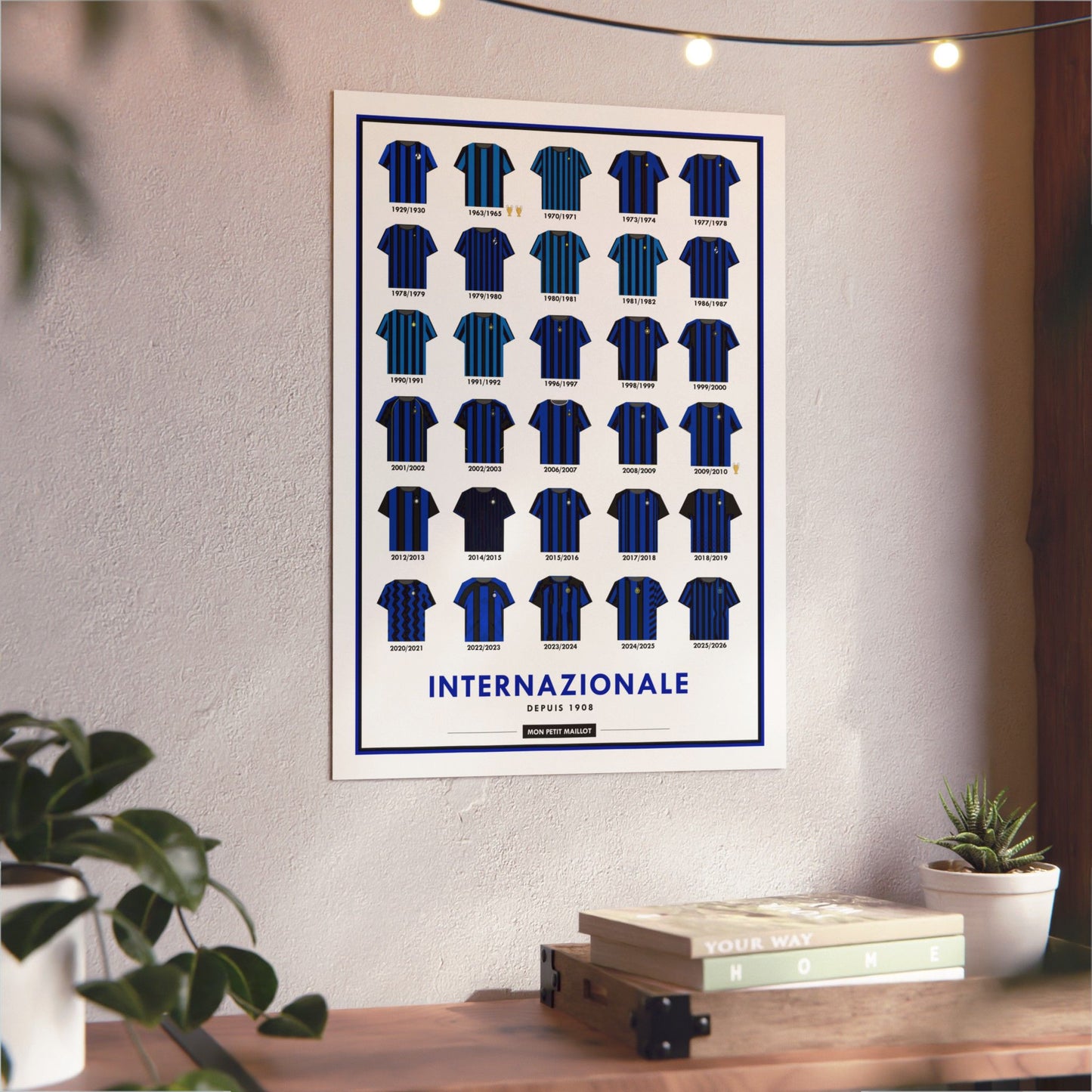 Poster en métal Inter