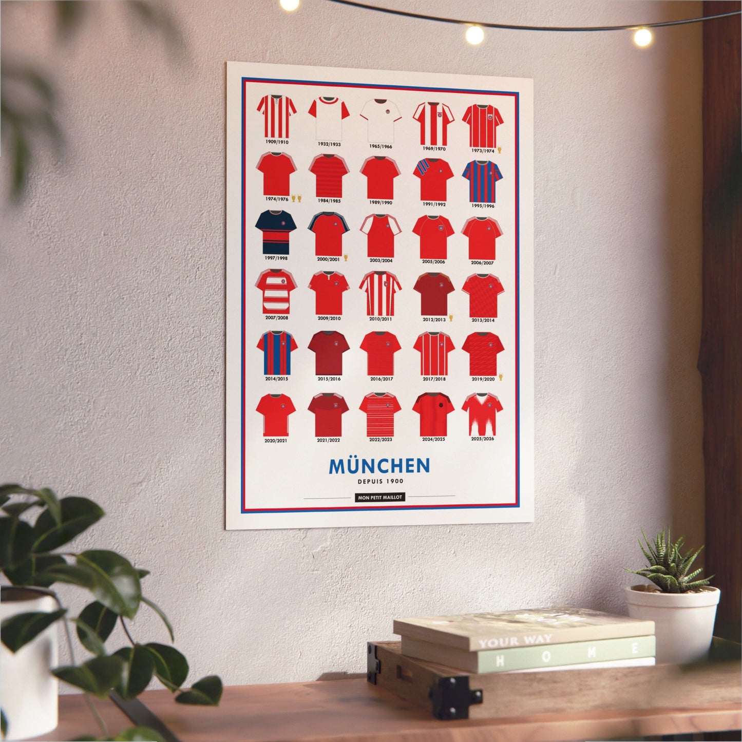 Poster en métal Bayern