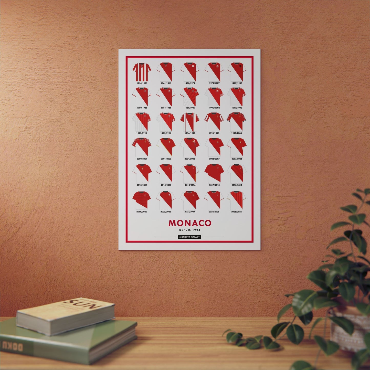 Poster en métal Monaco