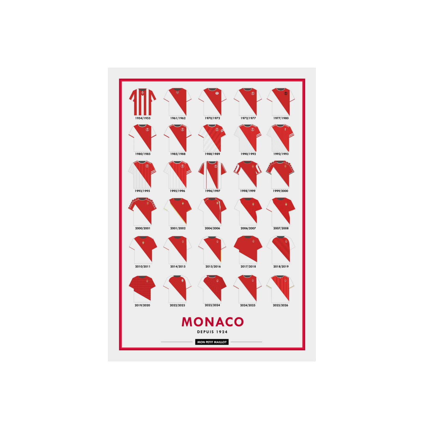 Poster en métal Monaco