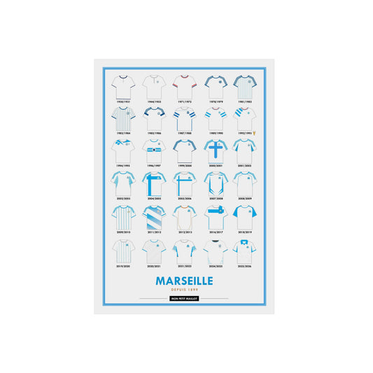 Poster en métal Marseille