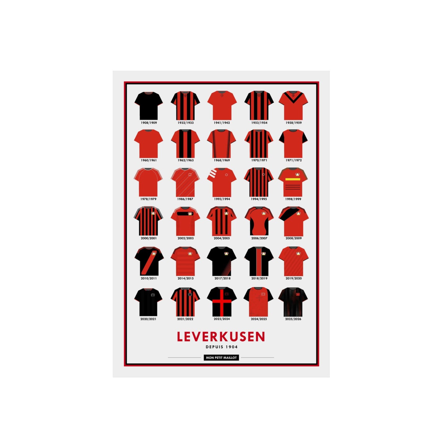 Poster en métal Leverkusen