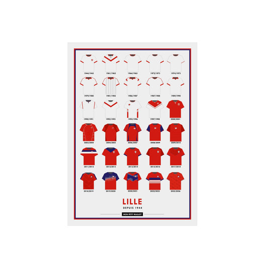 Poster en métal Lille